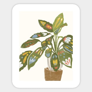 Scandi Plant Sticker